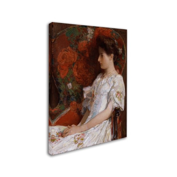 Childe Hassam 'The Victorian Chair' Canvas Art,18x24